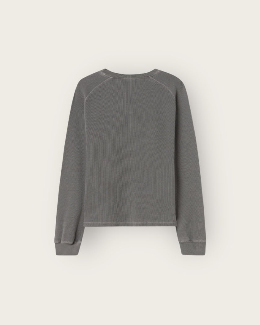 Thermal Crewneck 'Mud Gray'
