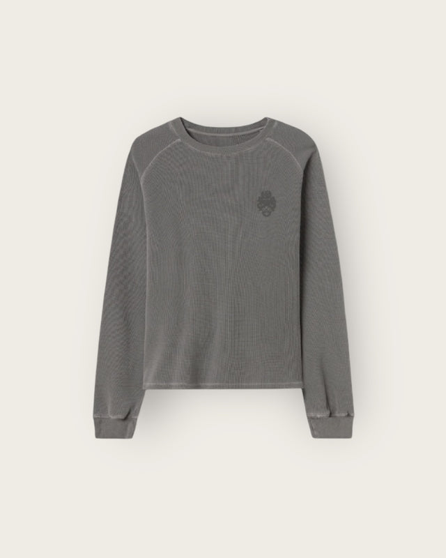 Thermal Crewneck 'Mud Gray'
