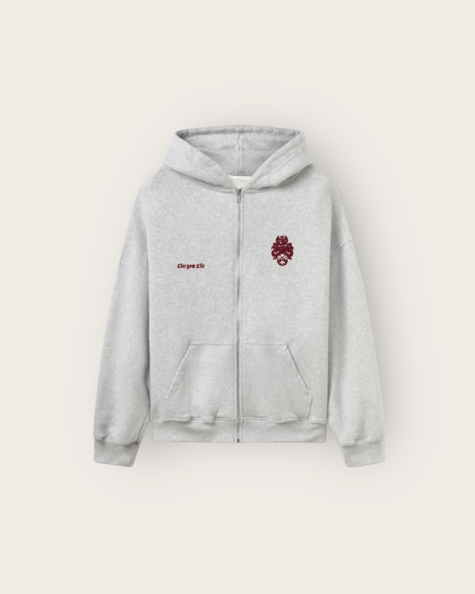 Zip Hoodie Grey