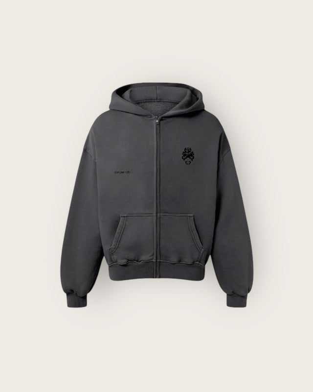 Zip Hoodie Black